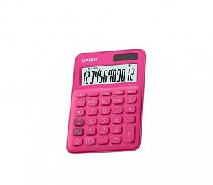 CALCULADORA CASIO MS-20 COLOR FUCSIA 12 DIGITOS