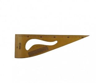 ESCUADRA DE MADERA MARTIZ P/MODISTA 60CM LUSTRADA