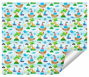 PAPEL AFICHE DECORADO MURESCO PAQ X10 BARCOS