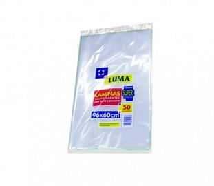 LAMINA P/FORRAR LUMA TRANSPARENTE 96X60 X 50U