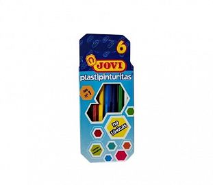 CRAYON JOVI PLASTIPINTURITA HEXAGONAL X6