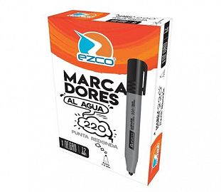 MARCADOR AL AGUA EZCO 220 PR CJ X12