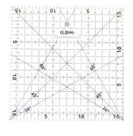 REGLA CBX PARA PATCHWORK 16X16
