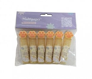 GOMA DE BORRAR MULTIPAPER LAPIZ LABIAL HUELLAS BL X6